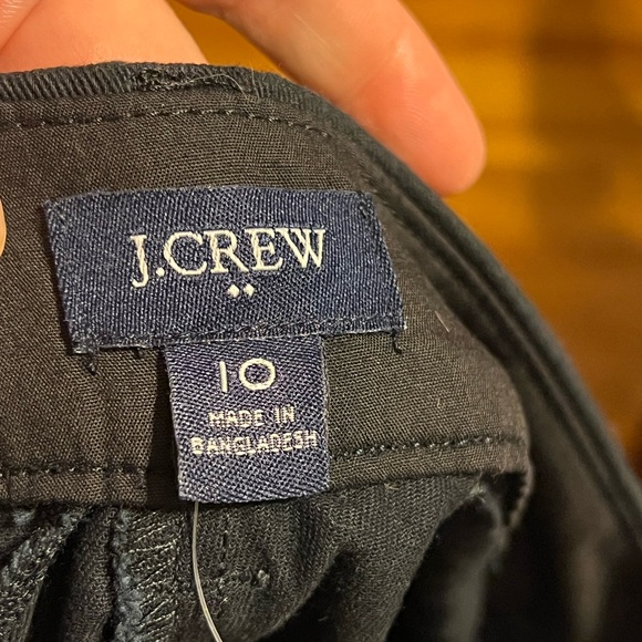 NWT black j crew shorts size 10 - Picture 2 of 2